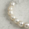 Original detail view of Clear Quartz, Green Crystal & Cultured Pearl Bracelet