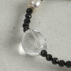 Original detail view of Clear Quartz, Agate, Tourmaline & Cultured Pearl Bracelet