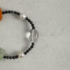 Original detail view of Clear Quartz, Agate, Tourmaline & Cultured Pearl Bracelet