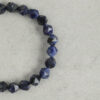 Original detail view of Blue-Veined Stone & Cultured Pearl Bracelet