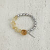 Aura & Qi detail 1J7A9781 Original detail view of Citrine & Cultured Pearl Bracelet