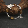 Original detail view of Citrine & Cultured Pearl Bracelet