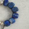 Original detail view of Lapis Lazuli & Cultured Pearl Bracelet