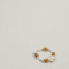 Original detail view of Citrine & Cultured Pearl Bracelet
