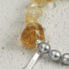 Aura & Qi detail 1J7A9837 Original detail view of Citrine & Cultured Pearl Bracelet