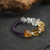 Original product reference image for Clear Quartz, Amethyst, Citrine & Cultured Pearl Bracelet