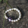 Aura & Qi reference 22 Original product reference image for Amethyst & Cultured Pearl Bracelet