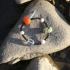 Original detail view of Clear Quartz, Agate, Tourmaline & Cultured Pearl Bracelet