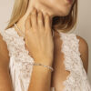 Rice Cultured Pearl Bracelet in an original styled photograph