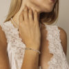 Rice Cultured Pearl Bracelet in an original styled photograph