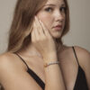 Aura & Qi lifestyle PURAERIA1592 Citrine & Cultured Pearl Bracelet in an original styled photograph