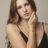 Aura & Qi lifestyle PURAERIA1611 Citrine & Cultured Pearl Bracelet in an original styled photograph